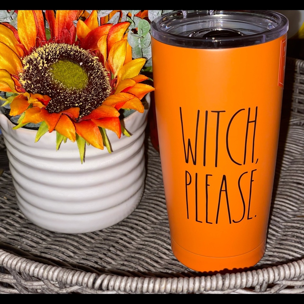 Rae Dunn “WITCH, PLEASE” Stainless Steel Tumbler